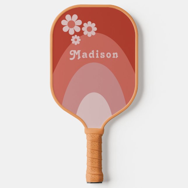 Retro Personalised Name Pickleball Paddle (Front)