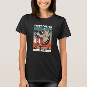 Retro Pet Sunglasses  Dog Breed Vintage Bull Terri T-Shirt