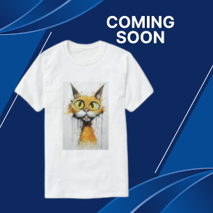 Retro Pet Yellow Vintage Cat Men's T-Shirt