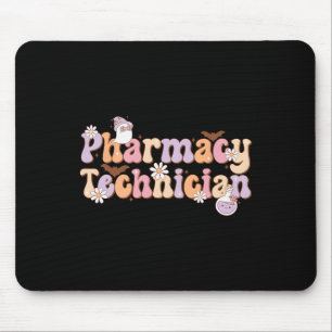 Retro Pharmacy Technician Halloween Spooky Pharmac Mouse Mat