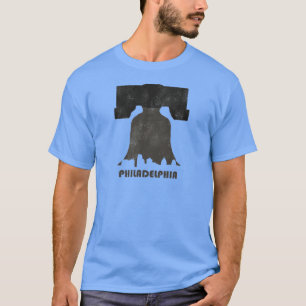 Retro Philadelphia Skyline-Men T-Shirt