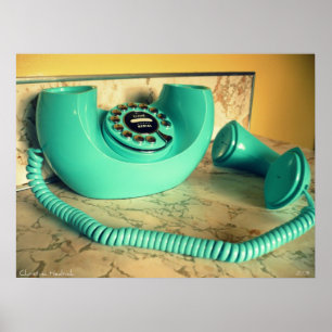 retro phone 2 poster