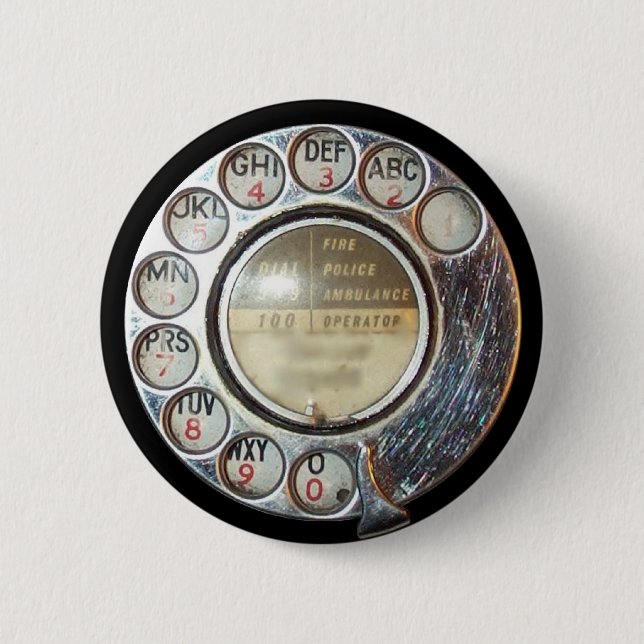 RETRO PHONE DIAL button (Front)