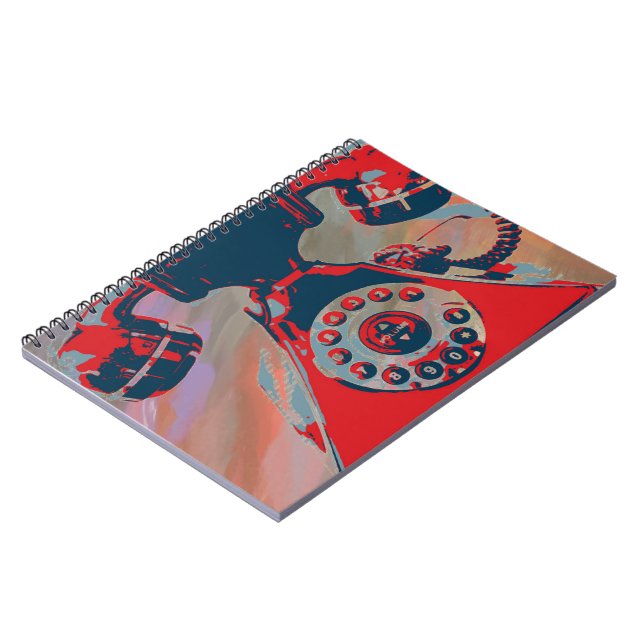 Retro Phone Notebook (Left Side)