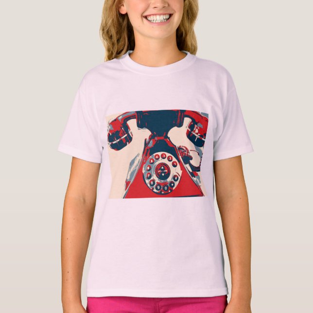 Retro Phone T-Shirt (Front)