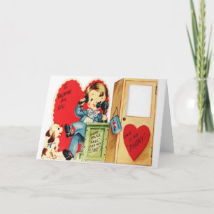 Retro Phone Valentine's Day Card