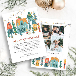 Retro Photo Christmas Holiday Card