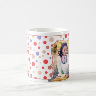 Retro Photo Red Mug for kids