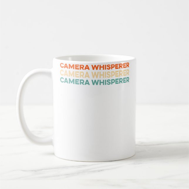Retro Photographer - Camera Vintage Photography Coffee Mug (Left)