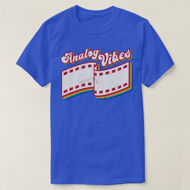 Retro Photographer Vintage Analogue Vibes 4 T-Shirt (Design Front)