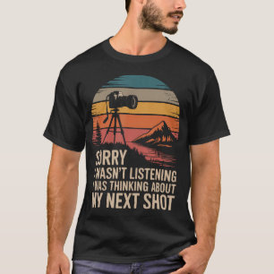 Retro Photography Camera Humor For Photographer T-Shirt