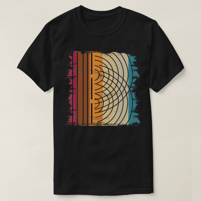 Retro Physicist Science Nerd Scientist Gift Quantu T-Shirt (Design Front)