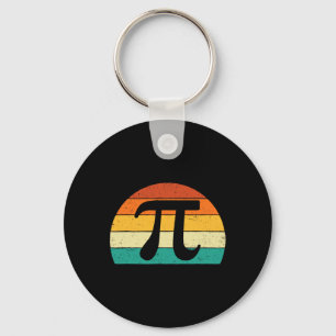Retro Pi Symbol - Math Lover Science Pi Day Key Ring
