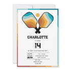 Retro Pickleball Paddles & Ball Birthday Party