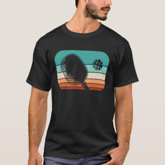 Retro Pickleball Player Pickle Ball T-Shirt