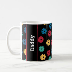 😍 Retro Pickleballs / black Coffee Mug