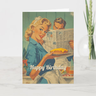 Retro Pie and Paper Charm Invitation