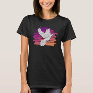 Retro Pigeon Breeder Bird Dove Animal Pigeon 1 T-Shirt