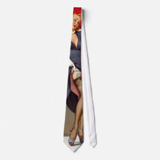 Retro Pin-Up Girl Tie
