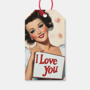 Retro Pin-Up Love Gift Tags