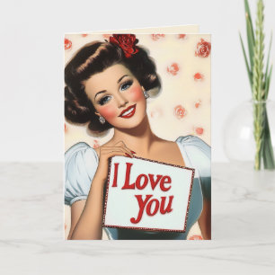 Retro Pin-Up Love Invitation