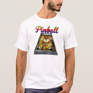 Retro Pinball Machine Design T Shirt