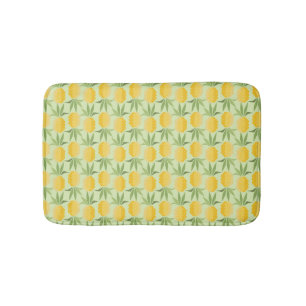 Retro Pineapples Bath Mat