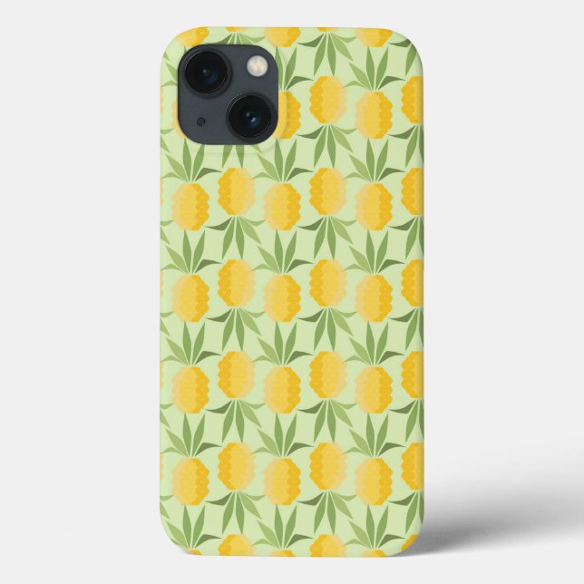 Retro Pineapples Case-Mate iPhone Case (Back)