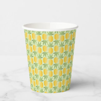 Retro Pineapples Paper Cups