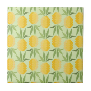 Retro Pineapples Tile