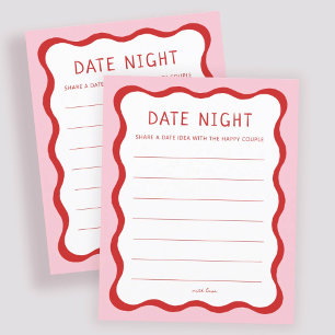 Retro Pink and Bridal Shower Red Date Night Ideas
