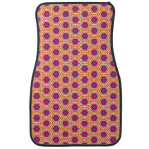 Retro Pink and Orange Modern Geometric Pattern