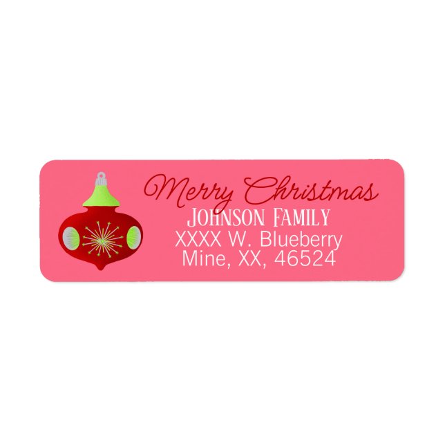 Retro Pink Christmas (Front)