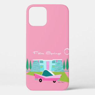 Retro Pink Palm Springs iPhone / iPad case