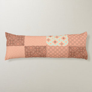 Retro Pink Patchwork Body Cushion