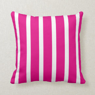 Retro PINK Stripes Cushion
