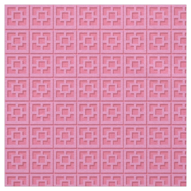 Retro Pink Trellis fabric (Swatch)