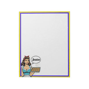 Retro Pinup_ Bless Your Heart Notepad