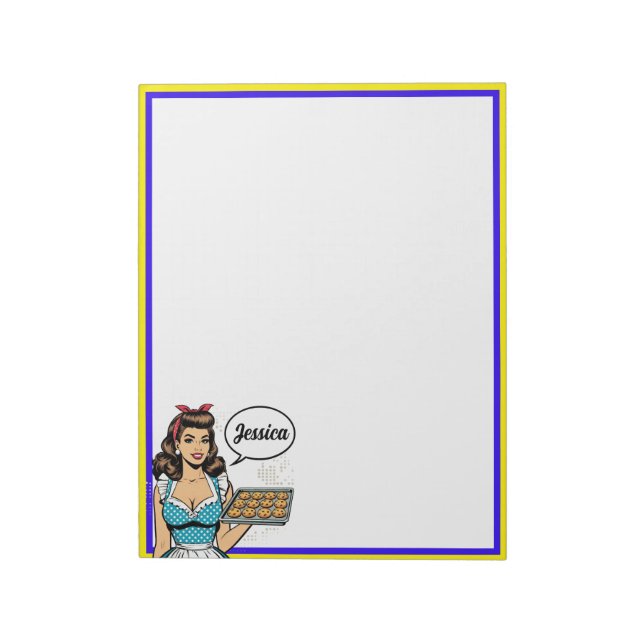 Retro Pinup_ Bless Your Heart Notepad (Rotated)