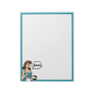 Retro Pinup_ Hey Darlin Notepad
