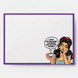 Retro Pinup_ Rise and Shine Envelope