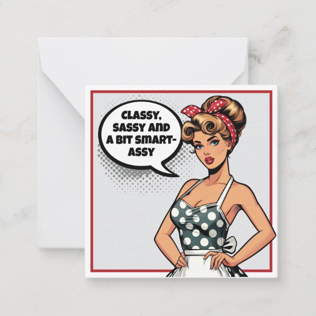 Retro Pinup_ Smart Assy Card (Front)