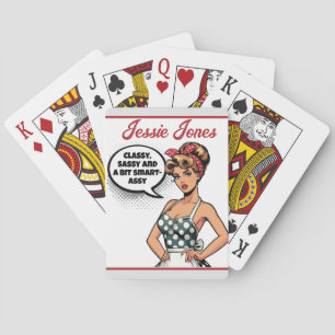 Retro Pinup_ Smart Assy Playing Cards