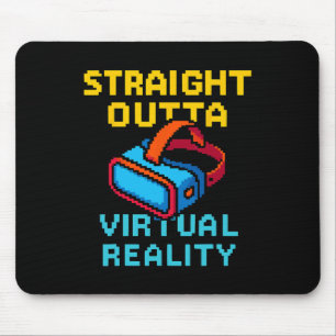 Retro Pixel Art Virtual Reality Graphic For A Vr G Mouse Mat