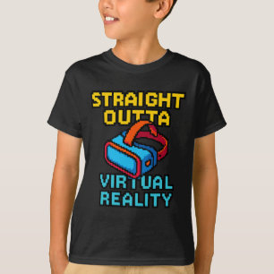 Retro Pixel Art Virtual Reality Graphic For A Vr G T-Shirt