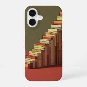 Retro Pixel Staircase iPhone 16 Case