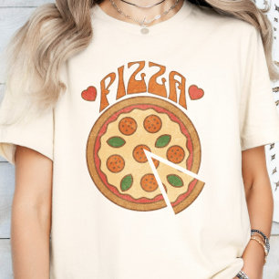 Retro Pizza, Pizza Lover, Funny Pizza Tee