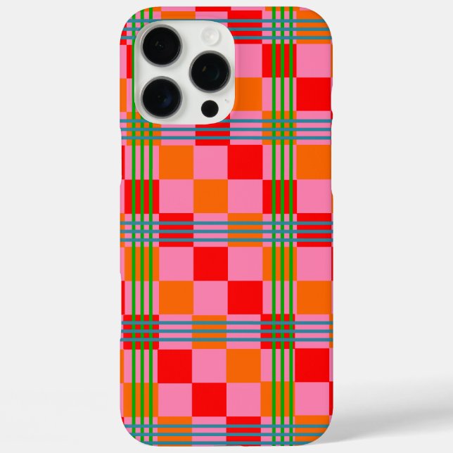 Retro Plaid  Case-Mate iPhone Case (Back)