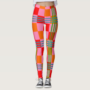 Retro Plaid Leggings