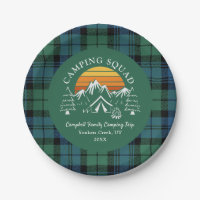 Retro Plaid Tartan Family Camping Squad Campbell